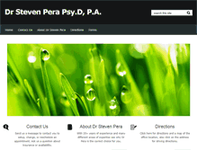 Tablet Screenshot of drstevenpera.com